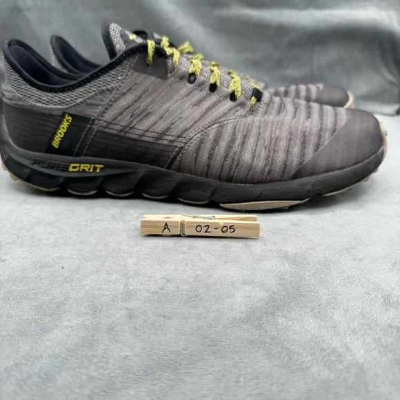 Brooks PureGrit 8 Men’s Trail Running Shoes Size 12 Black/Gray - Picture 14 of 15